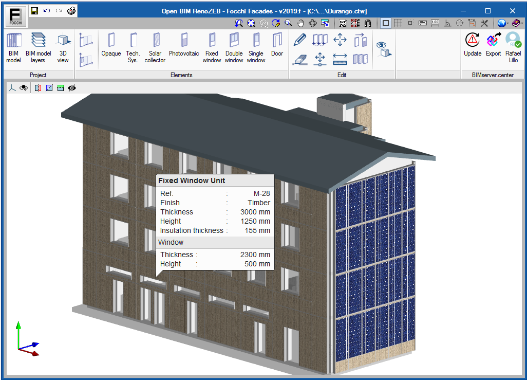 Open BIM RenoZEB - Focchi Facades