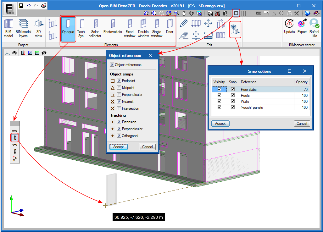 Open BIM RenoZEB - Focchi Facades