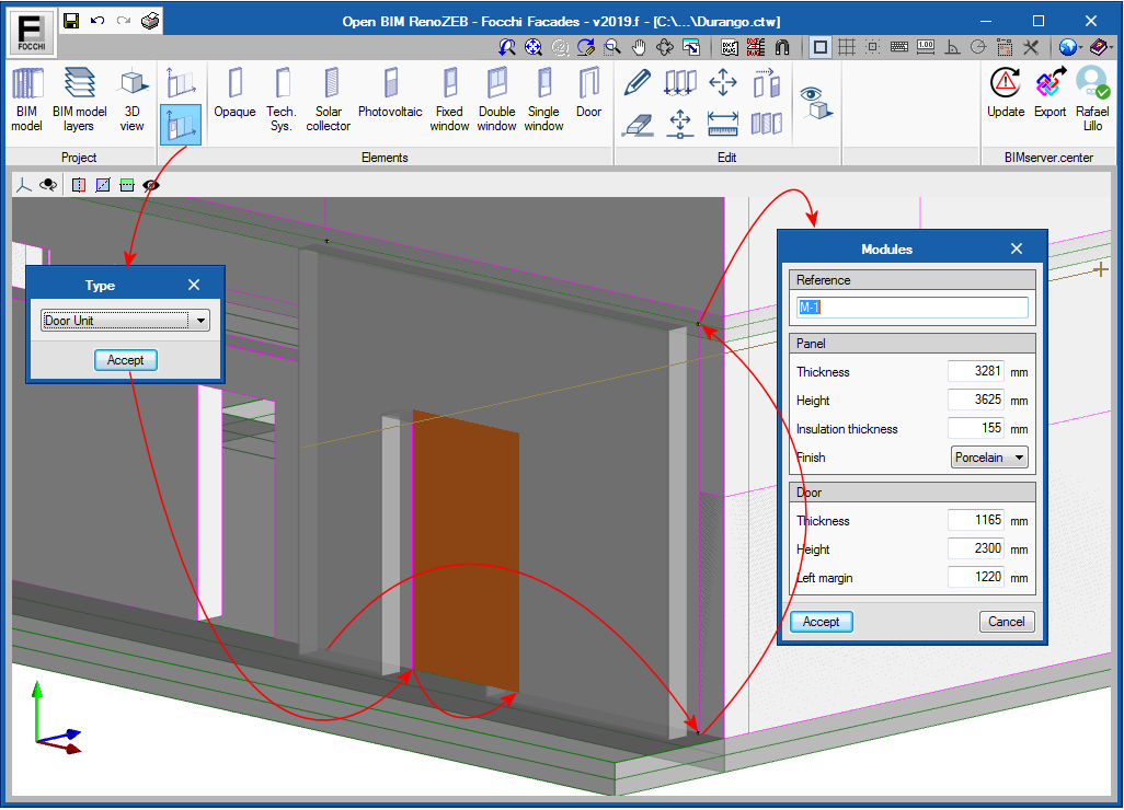 Open BIM RenoZEB - Focchi Facades